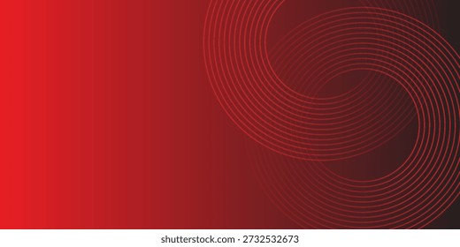 Fondo abstracto rojo. Composición dinámica de Formas.