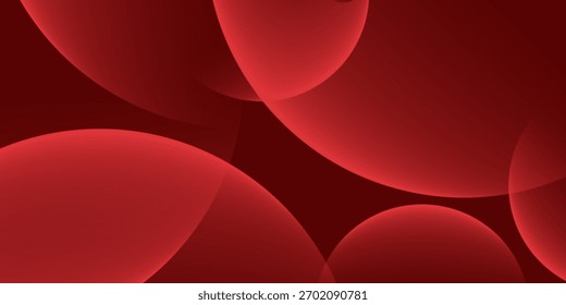 Red abstract background. Elegant Dynamic shapes composition. Eps10 vector