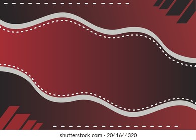 roter abstrakter Hintergrund mit eleganter weißer Streifen-Kombination, Vektorgrafik