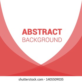 red abstract background with flat design