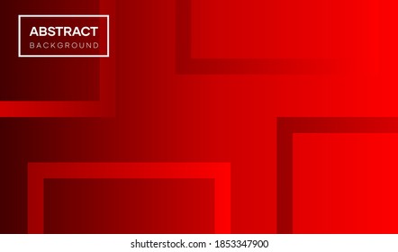 Red abstract background geometric shapes. Vector background paper art style can be used in cover design, book design, poster, cd cover, flyer, website backgrounds, or advertising wallpaper.