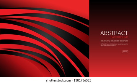 Red abstract background, Geometric vector, cover design, flyer template, banner, web page, book cover, advertisement