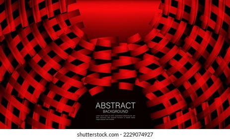 Abstrakter roter Hintergrund, Geometrische Vektorgrafik, Minimale Textur, Web-Hintergrund, roter Hintergrund-Design, Flyer-Vorlage, Banner, Buchabdeckung, Tapete zur Wanddekoration. Vektorgrafik