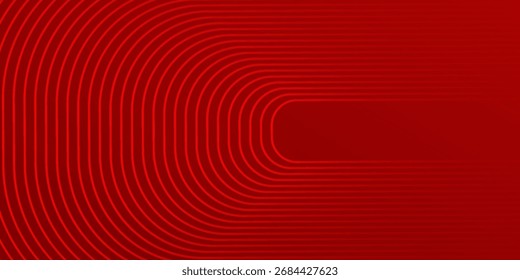 Red abstract background with glowing geometric lines. Gradient layout good nice texture