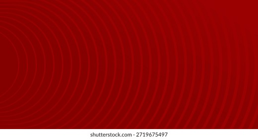 Fondo abstracto rojo con líneas geométricas brillantes. Arte rojo brillante moderno de la curva buena forma de la textura vieja
