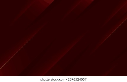 Red abstract background with glowing lines and modern design pattern