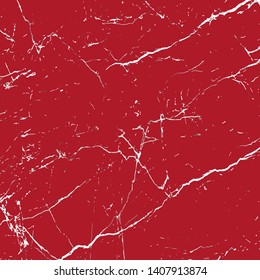 Red abstract background, grunge marble texture