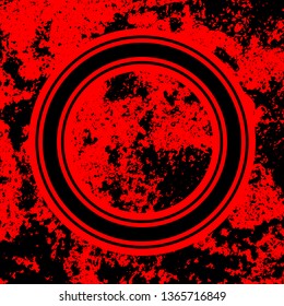 Red Abstract Background with Grunge Texture for design concepts, banners, posters, wallpapers, web, presentations and prints. Vector illustration.