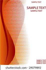 red abstract background with halftone