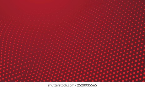 Red abstract background with halftone for backdrop or presentation