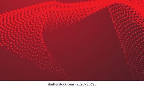 Red abstract background with halftone for backdrop or presentation