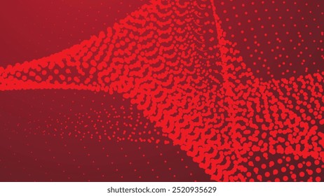 Fondo abstracto rojo con medio tono para el telón de fondo o la presentación