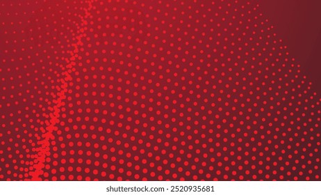 Fondo abstracto rojo con medio tono para el telón de fondo o la presentación