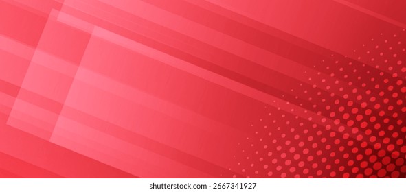 Red abstract background with halftone pattern.