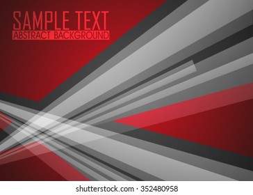 Red abstract background illustration. Template for business card or banner 