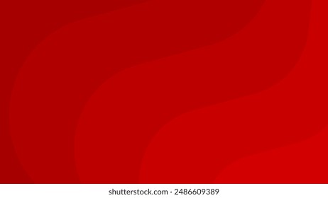 Red Abstract Background with Lines and Swirls Design and Motion
