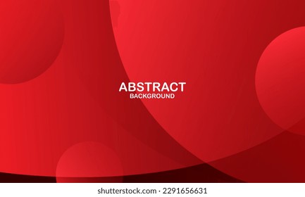Red abstract background. Liquid color background design. Fluid shapes composition. Eps10 vector