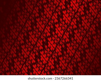 Red abstract background with luxury ornaments. Red metal background. The background in the presentation poster is red.