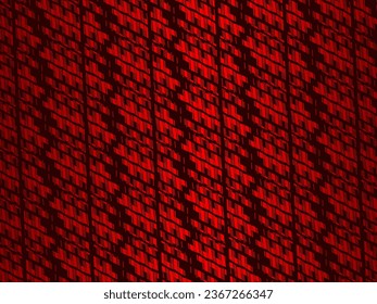 Red abstract background with luxury ornaments. Red metal background. The background in the presentation poster is red.