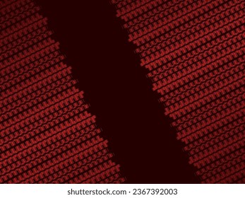 Red abstract background with luxury ornaments. Red metal background. The background in the presentation poster is red.