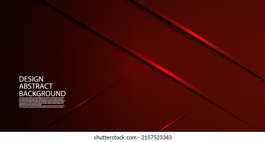 red abstract background with minimal papercut design , realistic 3d design eps10 vector