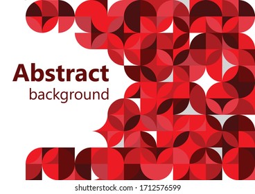 roter abstrakter Hintergrund, moderner, geometrischer Hintergrund