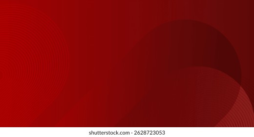 Fondo abstracto rojo con Formas geométricas modernas y tonos degradados, perfecto para tecnología, negocios o temas de diseño audaces