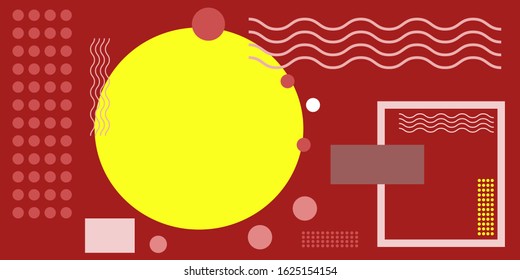 red abstract background, modern template for promotions web.
