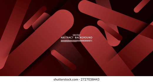 Fundo abstrato vermelho com sobreposição de padrões de design conceitual. Plano de fundo do banner do elemento futurista. Vetor EPS10.