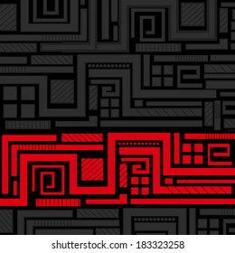 Fondo abstracto rojo con lugar para el texto