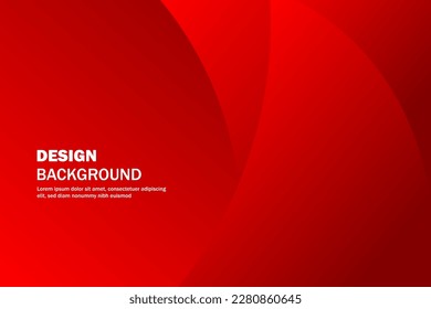 Red Abstract Background With Shapes