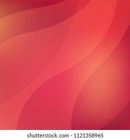 Red Abstract Background with shiny wavy pattern. Vector Illustration of Luxury material - Romantic and Love, Glamour