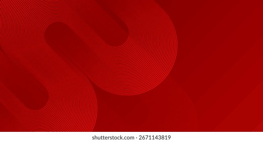 Red abstract background simple with glowing geometric lines. Modern vector - Powered by Shutterstock - Get 15% off with code: PIKWIZARD15