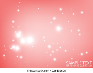Red abstract background sparkle vector illustration - Shiny glitters red vector background  illustration