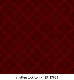 Red abstract background, striped textured geometric seamless pattern