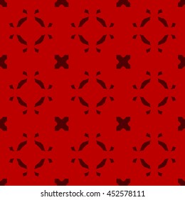 Red abstract background, striped textured geometric seamless pattern