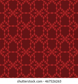 Red abstract background, striped textured geometric seamless pattern