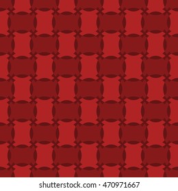 Red abstract background, striped textured geometric seamless pattern