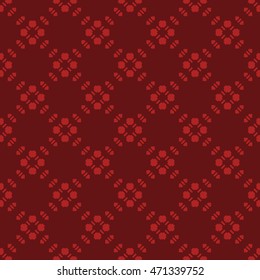 Red abstract background, striped textured geometric seamless pattern