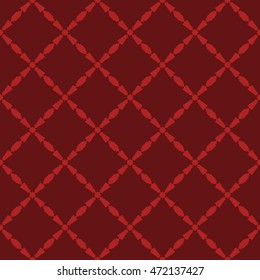 Red abstract background, striped textured geometric seamless pattern