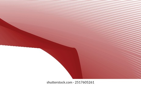 Fundo abstrato vermelho com linhas de listras para fundo ou apresentação