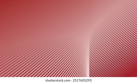 Fondo abstracto rojo con línea de rayas para el telón de fondo o presentación
