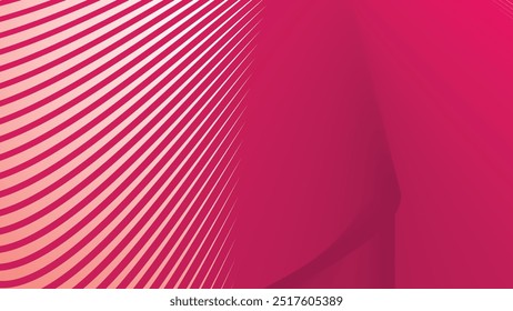 Red abstract background with stripes line for backdrop or presentation