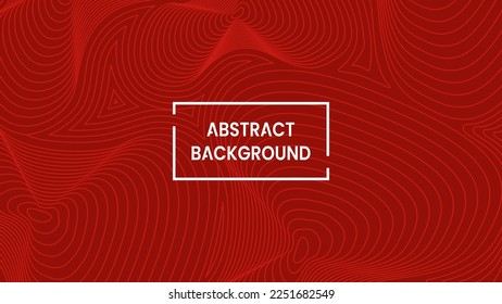 red abstract background with swirl lines pattern. unique, modern and creative. used for wallpaper, background, backdrop, banner, copy space and homepage