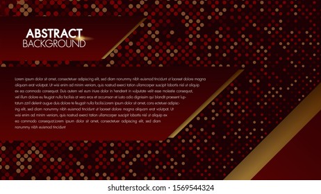 Red abstract background texture halftone style modern style design.For text and message website.Layout overlap minimal cool template.