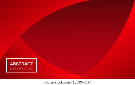 Red abstract background trendy gradient. Vector background paper art style can be used in cover design, book design, poster, cd cover, flyer, website backgrounds or advertising wallpaper.