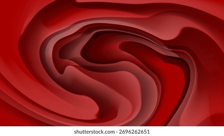 roter abstrakter Hintergrund mit Drallelement 