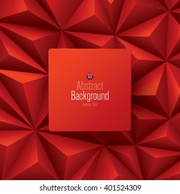 Red abstract background vector. Can be used in cover design, book design, website background, CD cover or advertising.