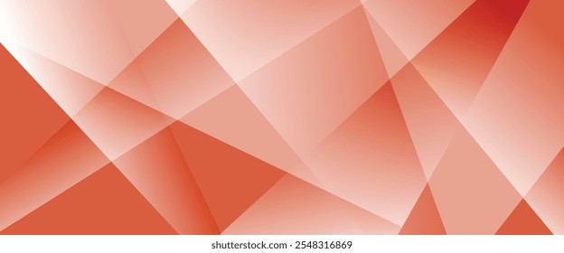 Red abstract background vector design. Banner design with red shape color gradation.