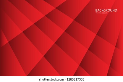 Red abstract background vector illustration. wall. web banner. cover. card. texture. wallpaper. flyer. brochure. annual report. polgyonal vector concept template